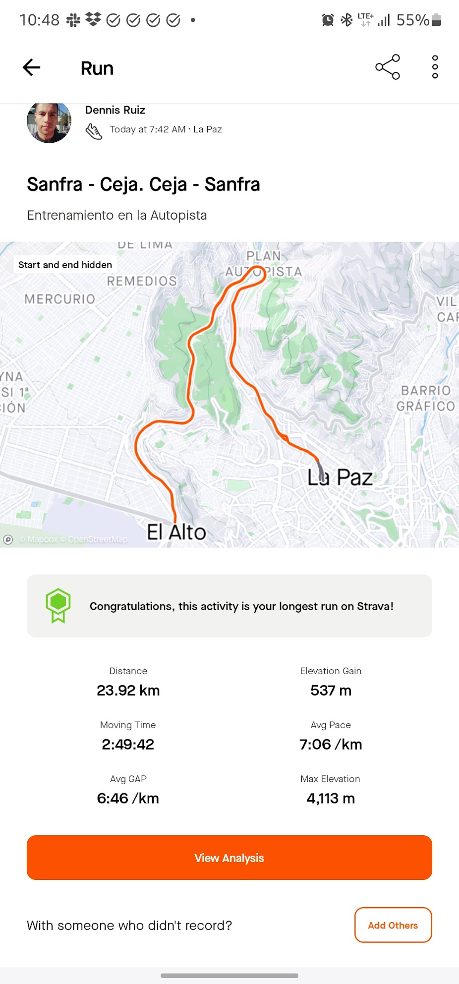 Media maraton sin darme cuenta